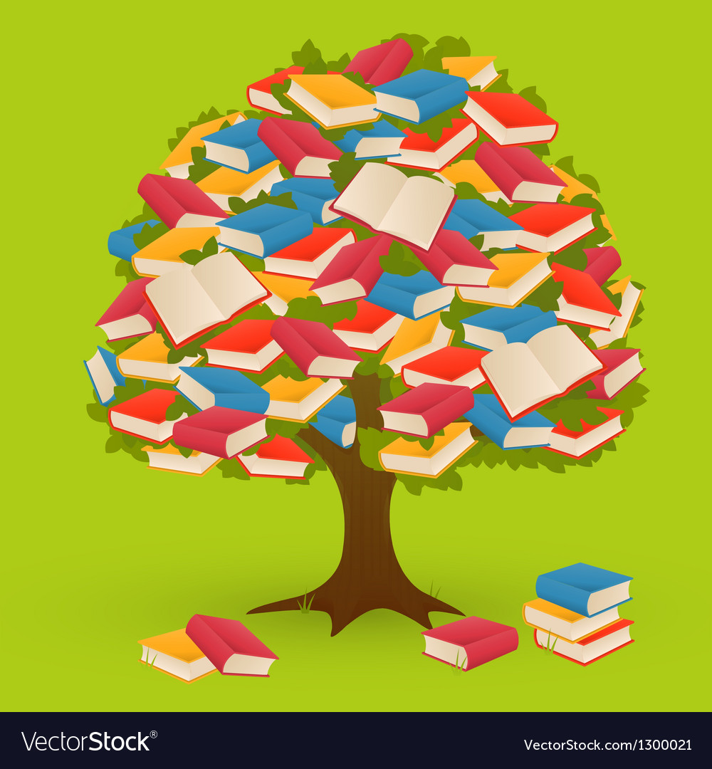 Book Tree Vector