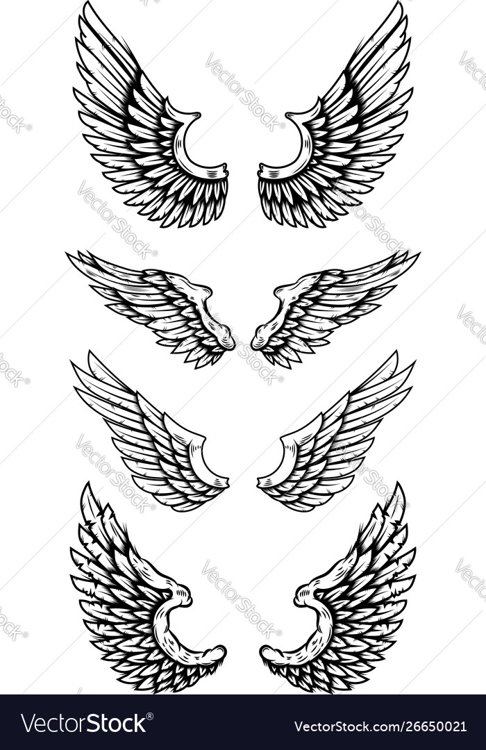 tribal eagle wing tattoos