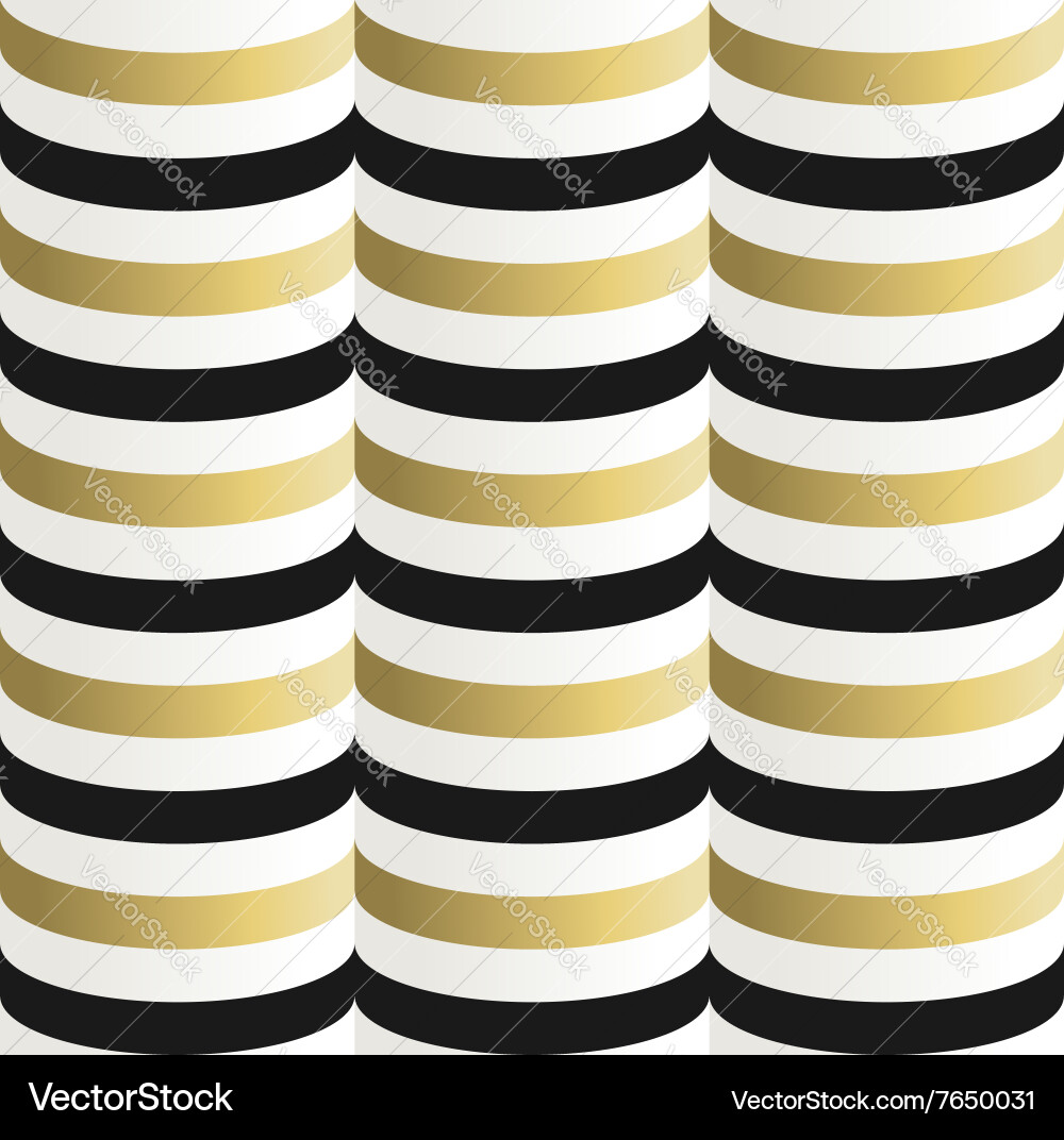 Gold seamless pattern geometry background Vector Image