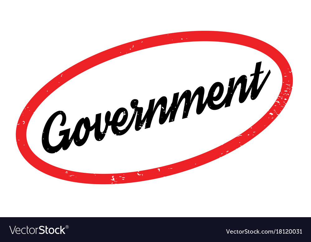 Government rubber stamp Royalty Free Vector Image