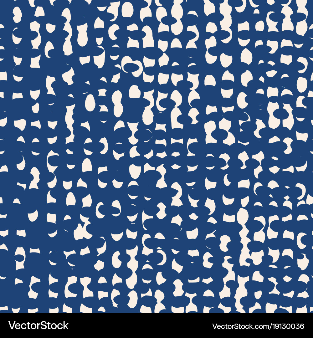 Indigo tie dye seamless pattern Royalty Free Vector Image