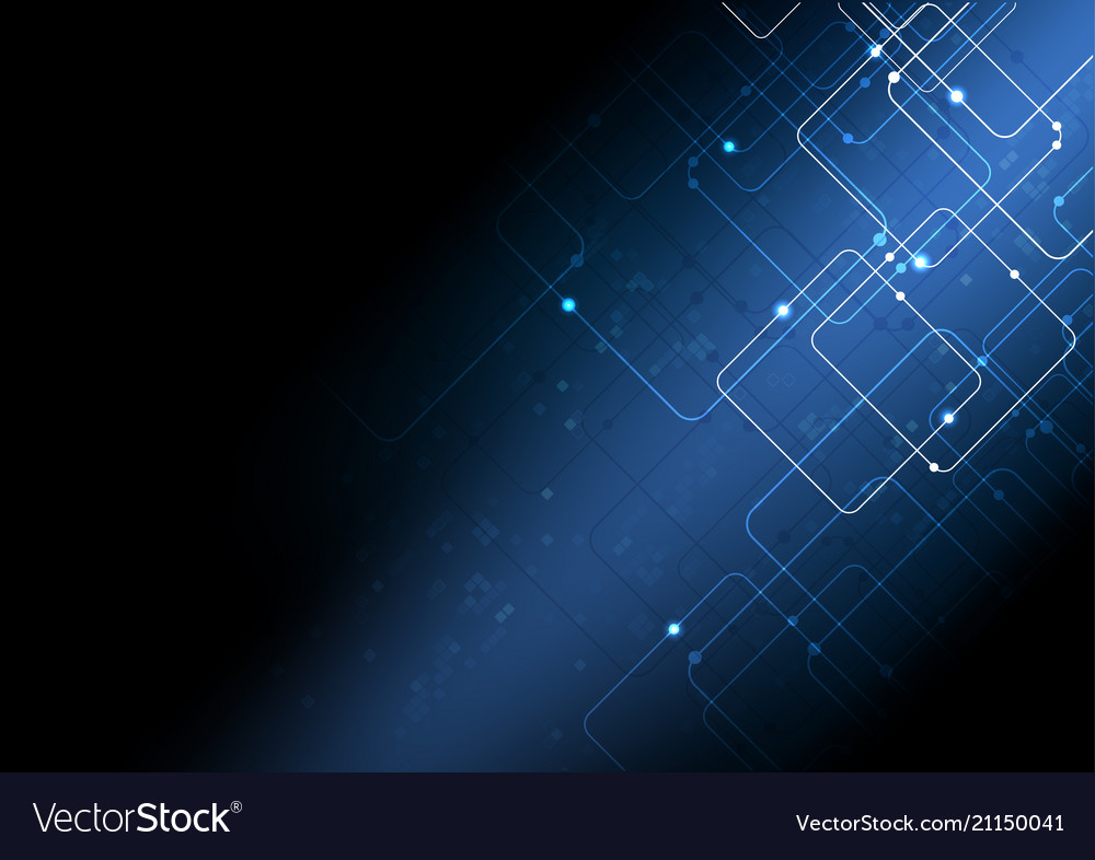 Background abstract polygon data technology Vector Image