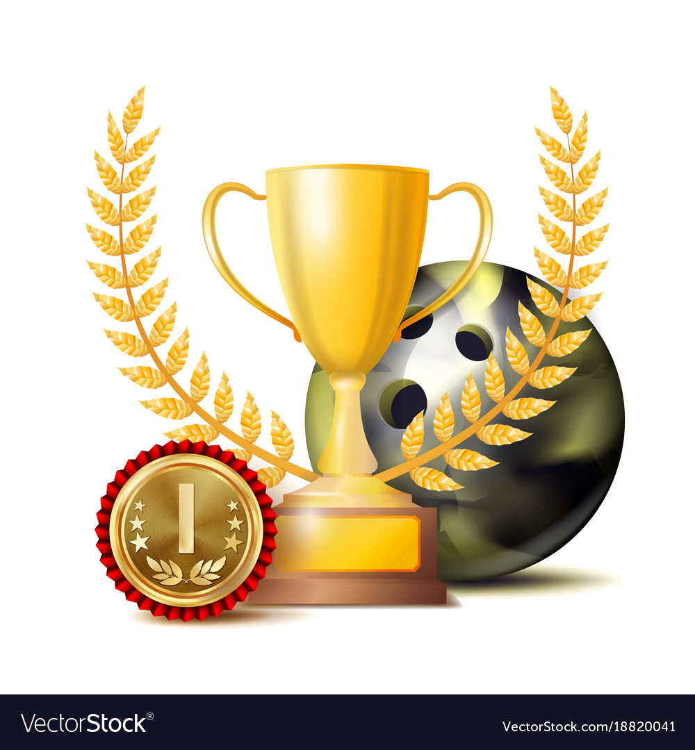 Bowing Achievement Award Sport Banner Royalty Free Vector