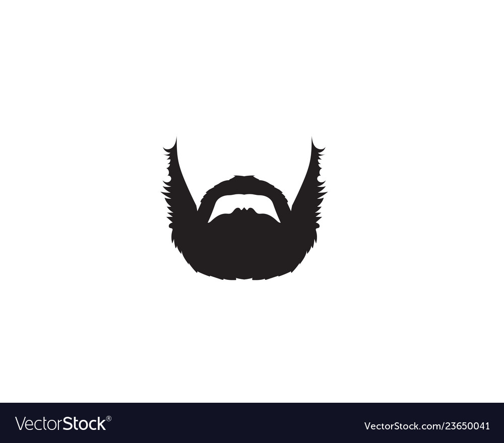 moustache logo template royalty