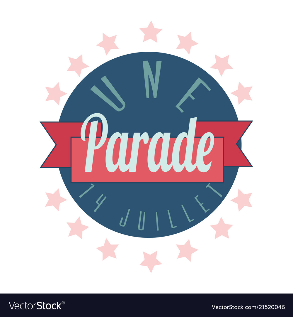 Happy bastille day greetings card design 14th vector image Happy bastille day greetings card design 14th