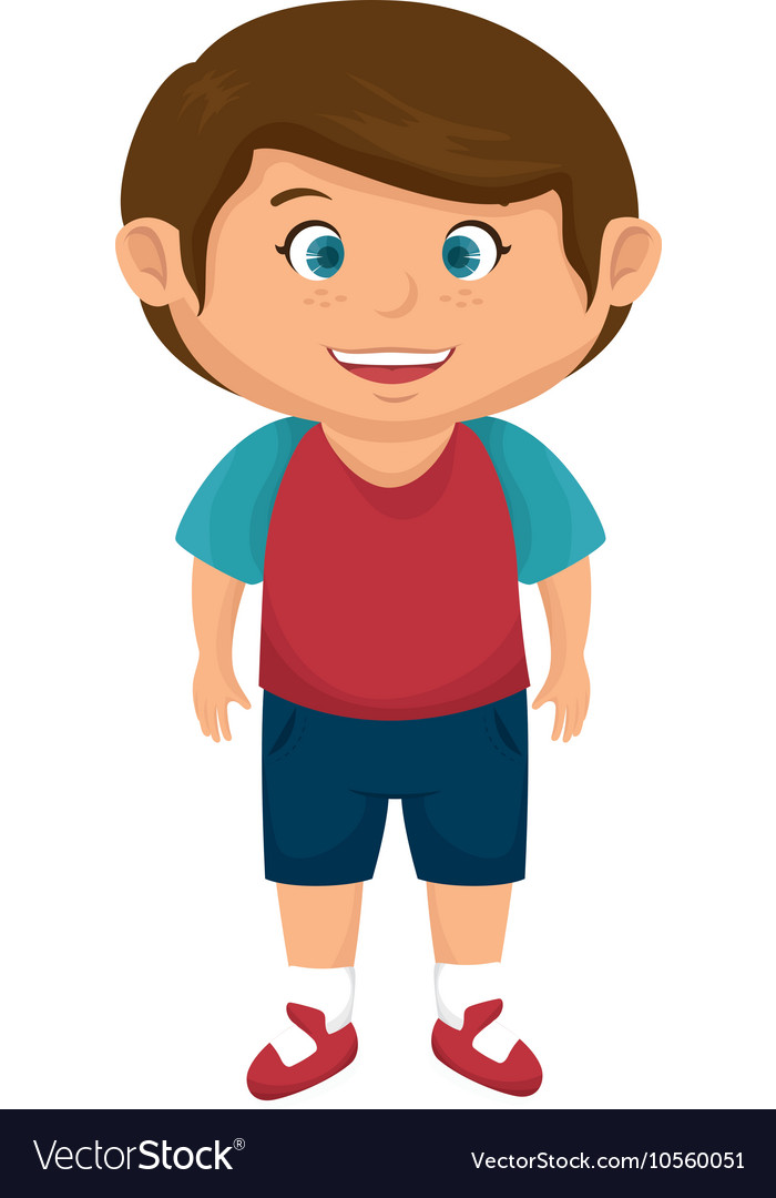 Boy kid cartoon Royalty Free Vector Image - VectorStock