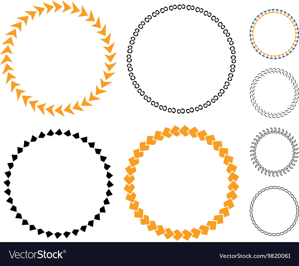 Circle template sticker Royalty Free Vector Image Circle template sticker Royalty Free Vector Image