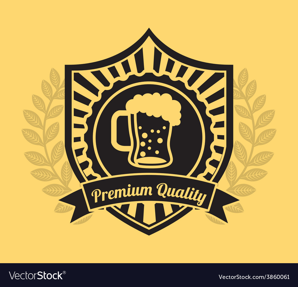 Cold beer Royalty Free Vector Image - VectorStock