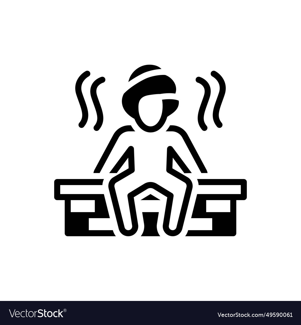 Sauna Royalty Free Vector Image - VectorStock