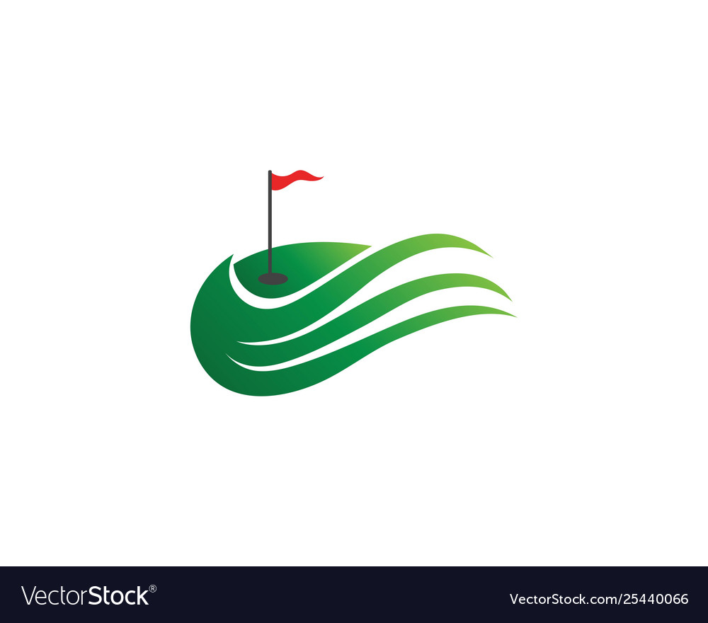 Golf club icons symbols elements and logo images Vector Image