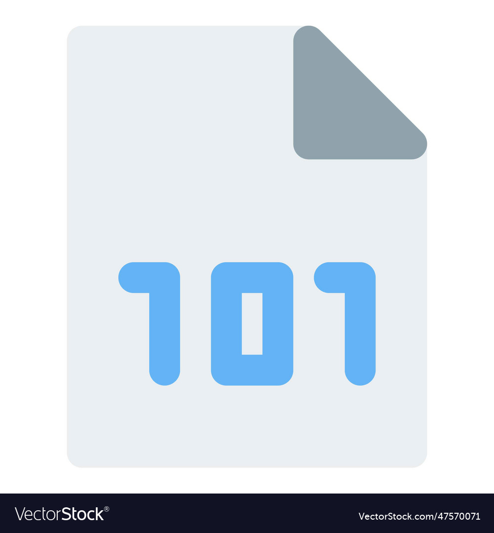 File with systematic encryption to secure data Vector Image