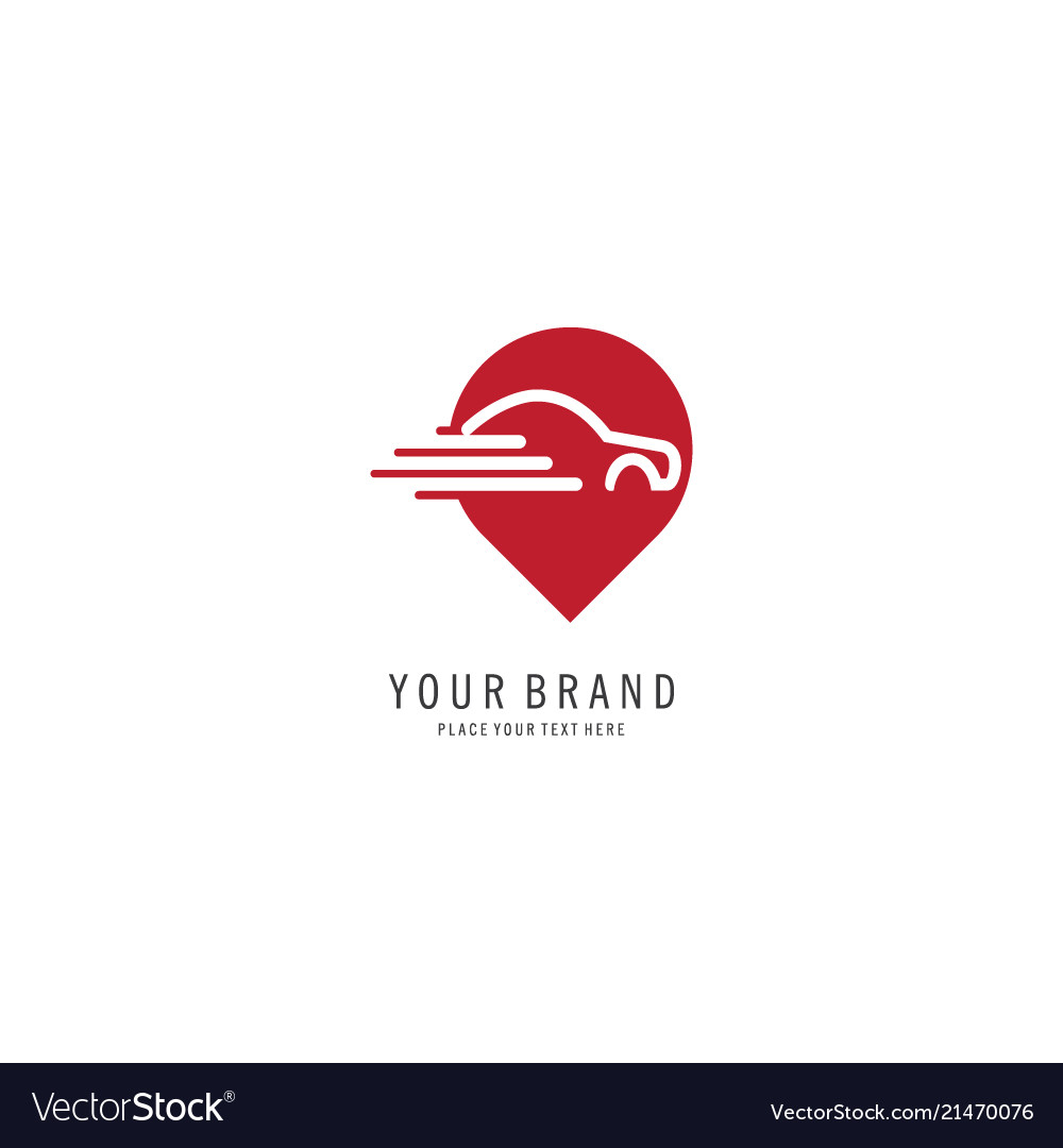 Fast delivery symbol logo vector image Fast delivery symbol logo
