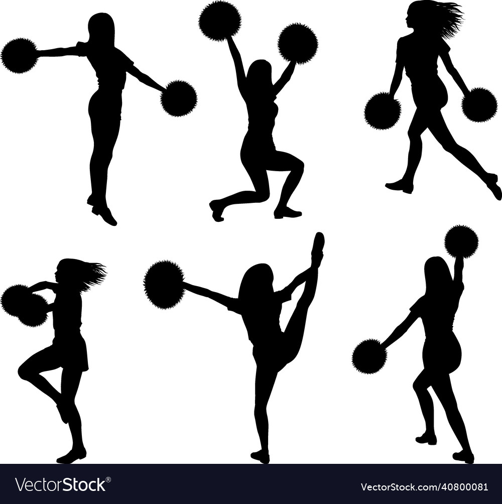 Cheerleader Royalty Free Vector Image - VectorStock