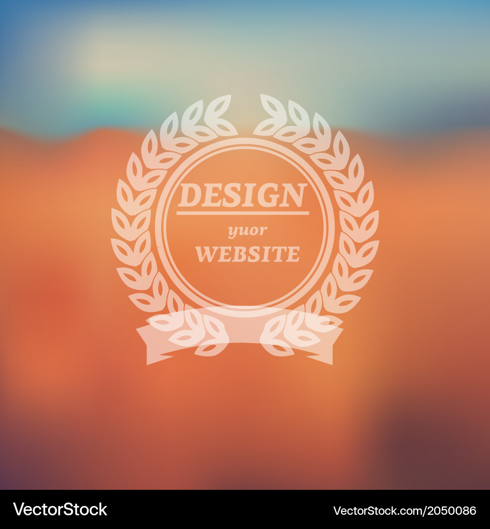 Blurred background Royalty Free Vector Image - VectorStock