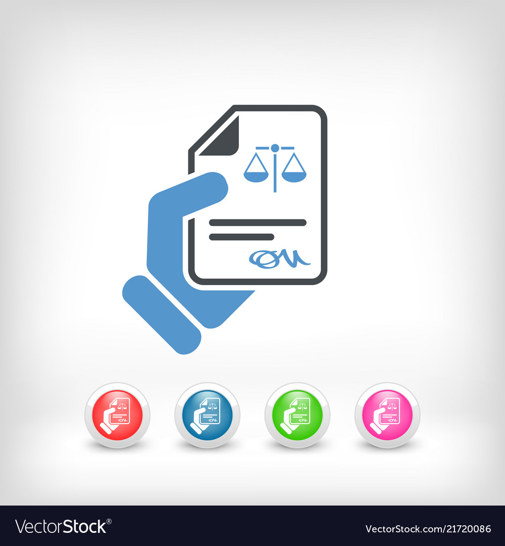 Legal document Royalty Free Vector Image - VectorStock