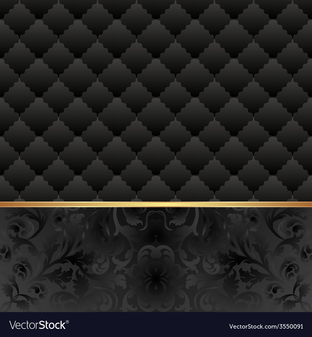 Black vintage background Royalty Free Vector Image