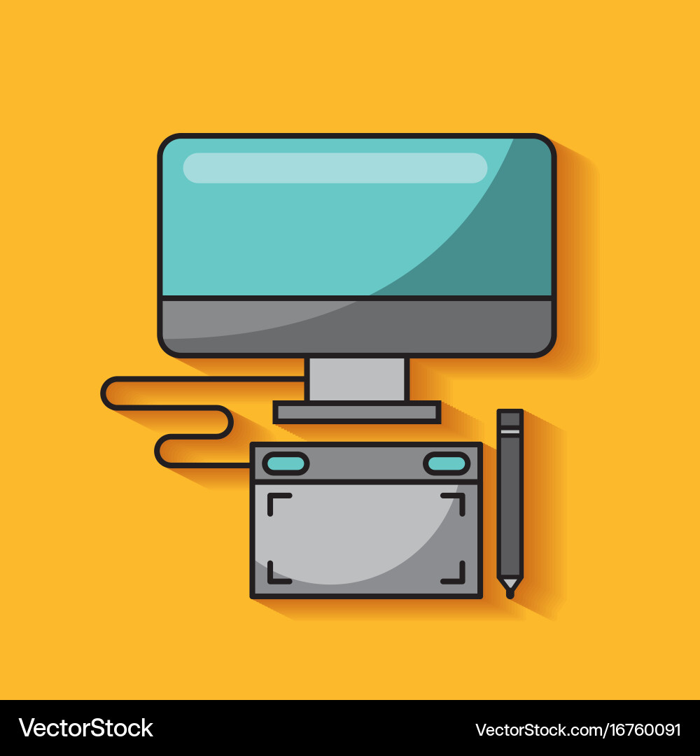 Creative process flat Royalty Free Vector Image