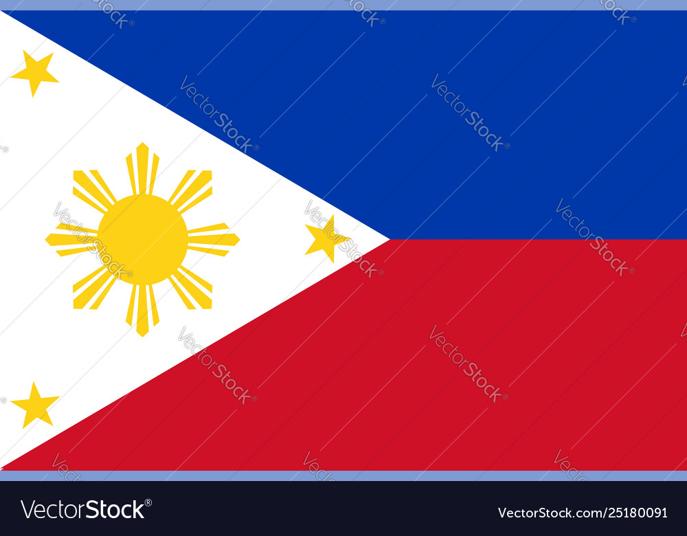 Flag rectangular shape Royalty Free Vector Image