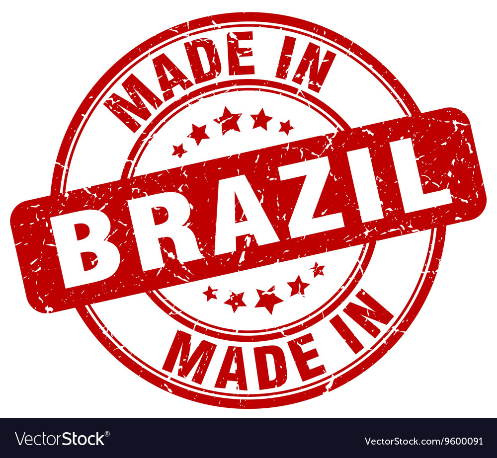 Made in brazil Royalty Free Vector Image - VectorStock