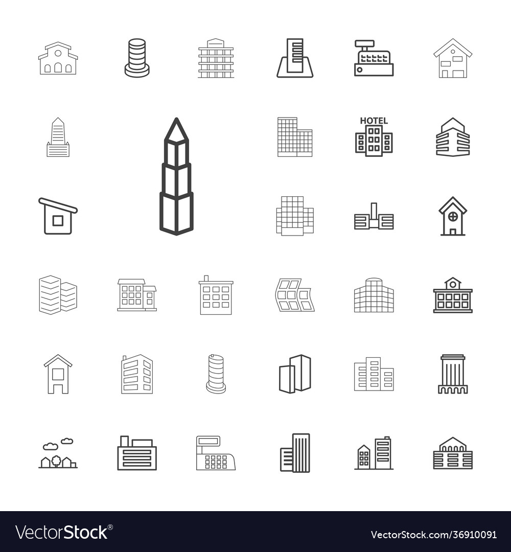 Skyscraper icons