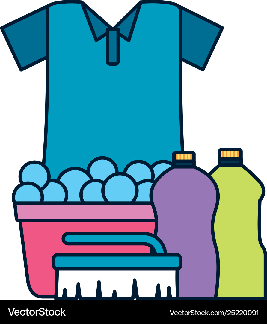 Spring cleaning tools Royalty Free Vector Image