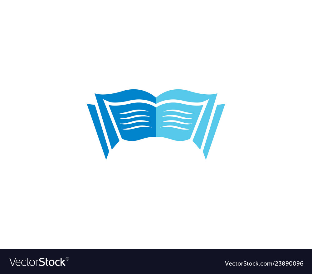 Book logo icon Royalty Free Vector Image - VectorStock