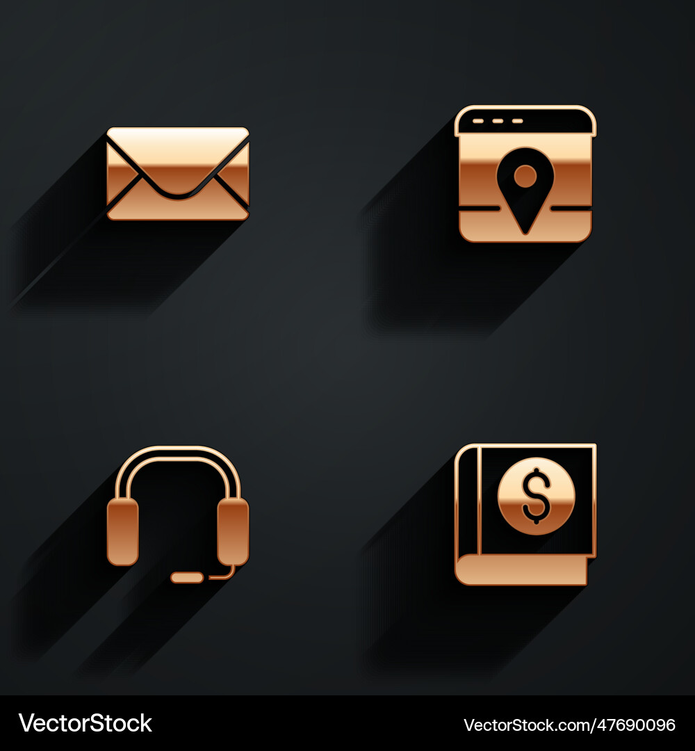 Set mail and e-mail infographic of city map Vector Image