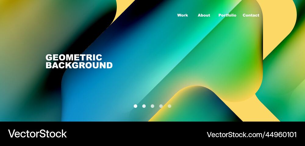 Composition of trendy minimalist geometric Vector Image