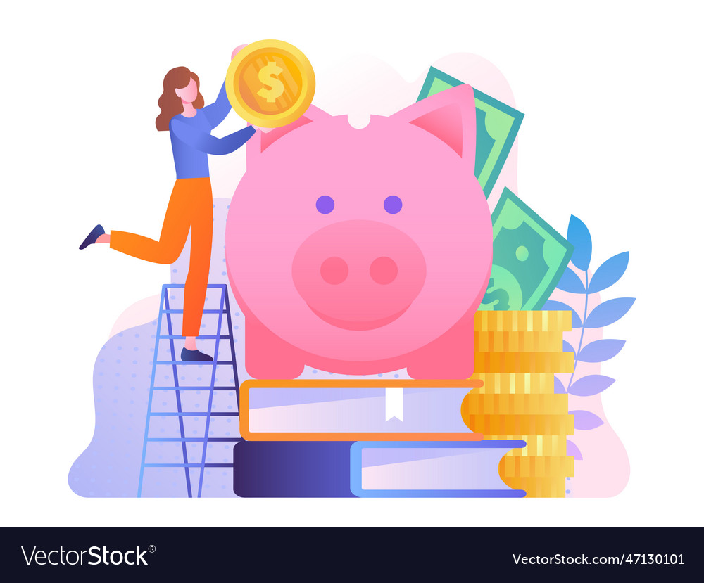 Education loan concept Royalty Free Vector Image