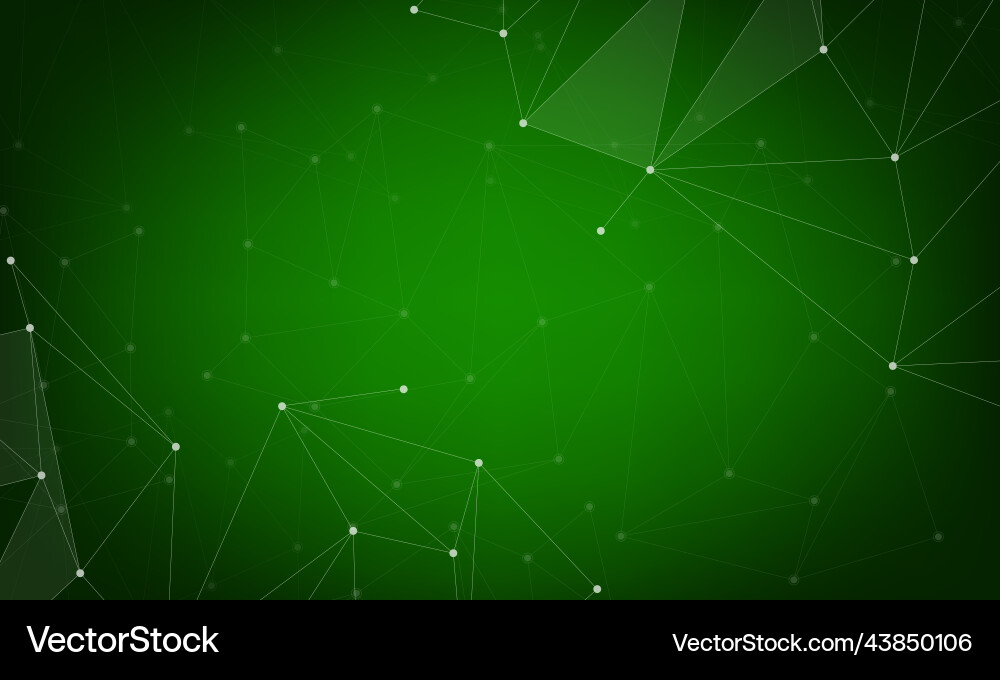 Abstract polygonal space low poly dark background Vector Image