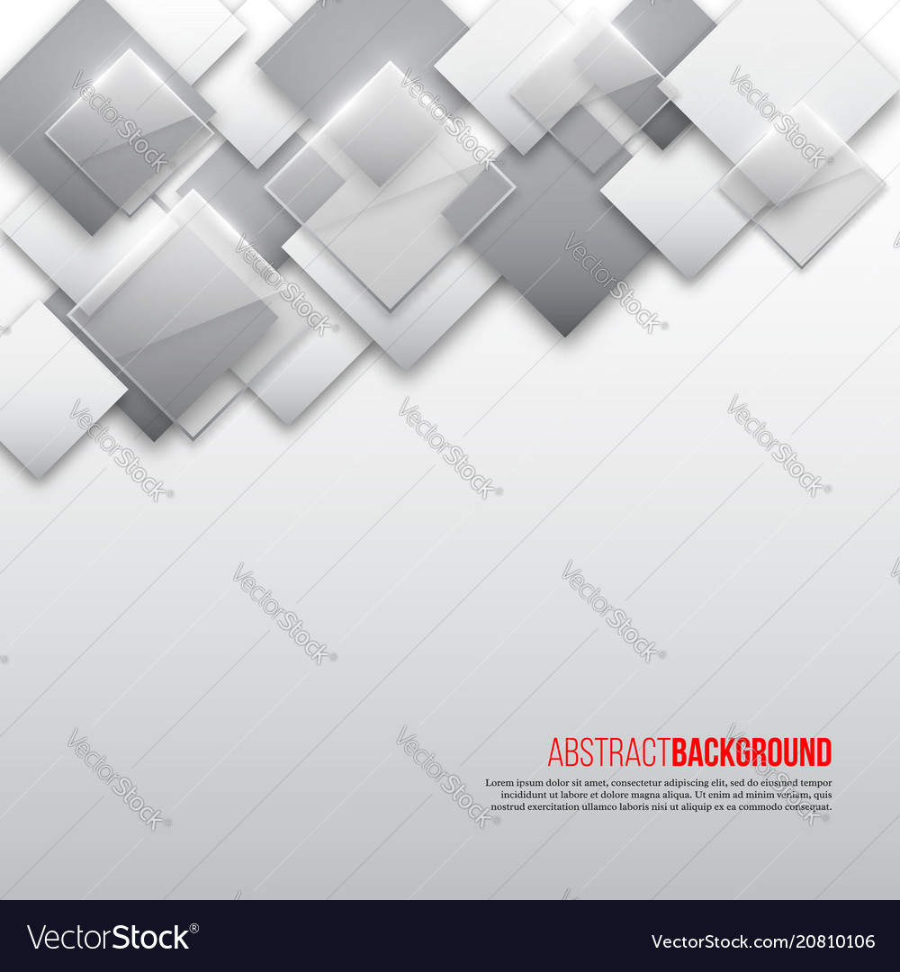 Abstract Square Background With Grey White Vector Image Abstract Square Background With Grey White Vector Image