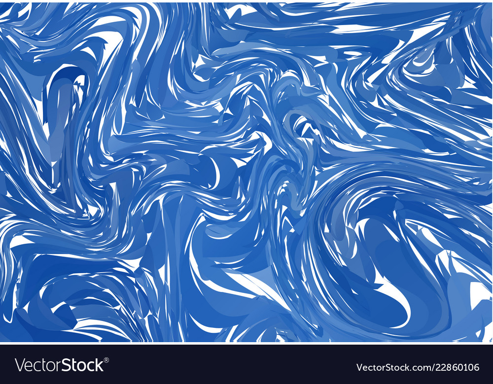 Blue marble texture background fluid colorful Vector Image