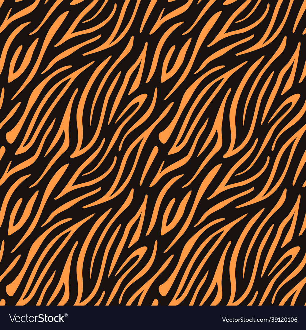 Seamless pattern the orange and black Royalty Free Vector