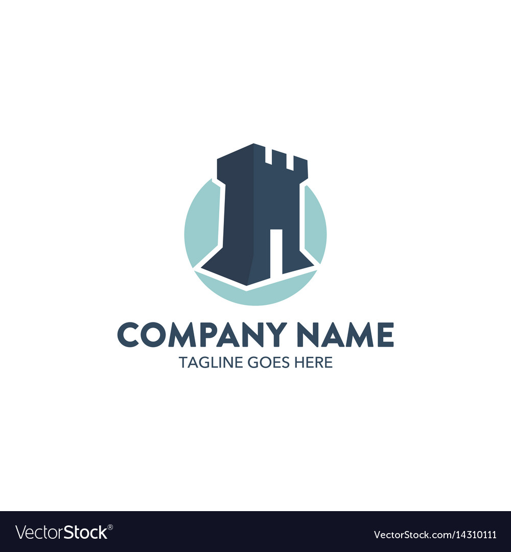 Castle logo-8 Royalty Free Vector Image - VectorStock