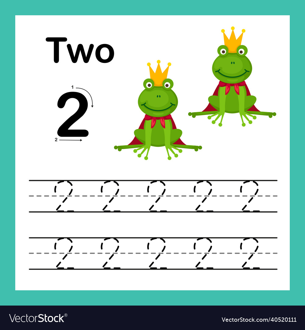 connecting dot and printable numbers exercise vector image