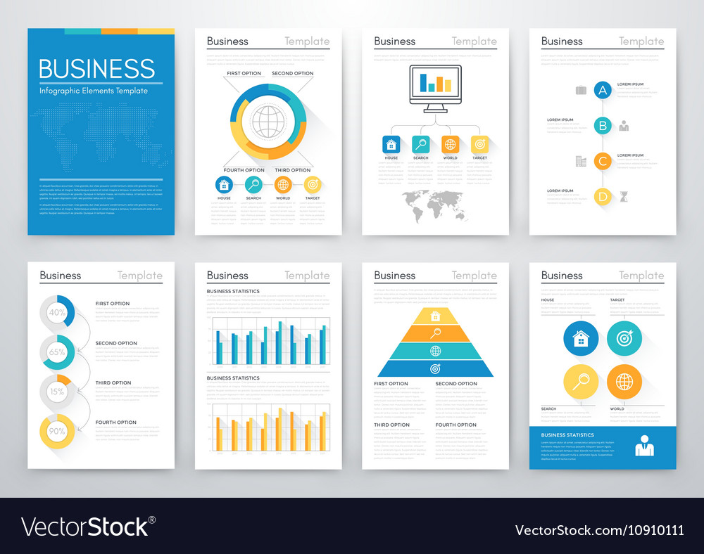 Modern infographic concept Royalty Free Vector Image