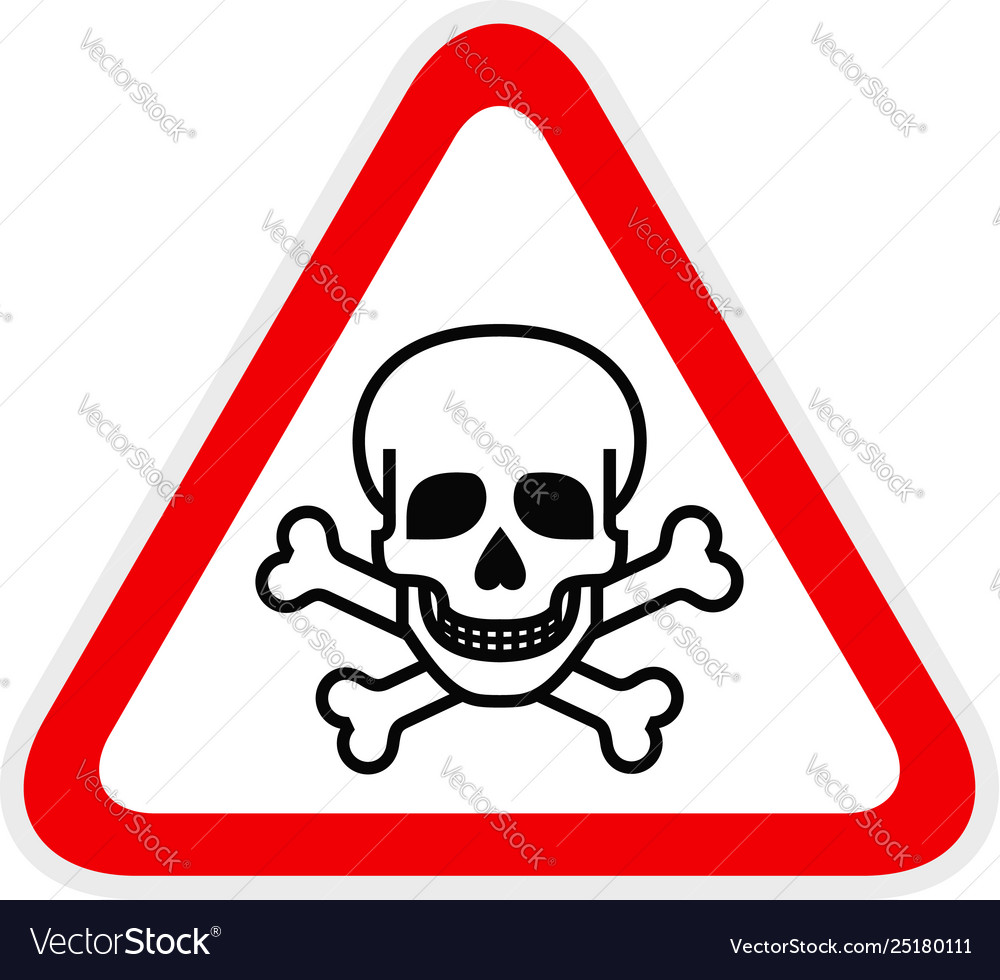 Triangular yellow warning hazard symbol Royalty Free Vector