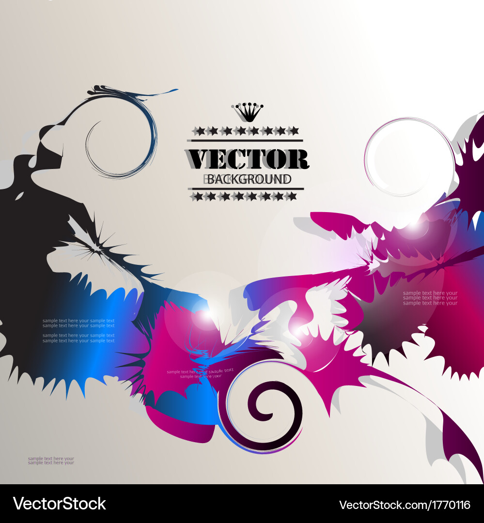 Abstract background with place for your text Vector Image