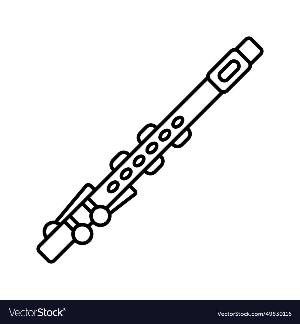 Flute icon Royalty Free Vector Image - VectorStock