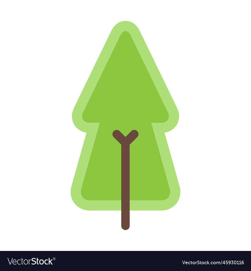 Tree icon symbol for nature ecology Royalty Free Vector