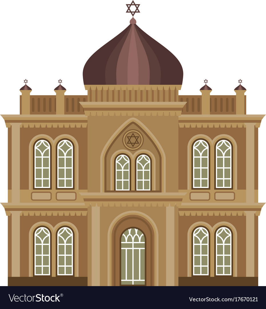 Cathedral Church Temple Traditional Building Vector Image 5640