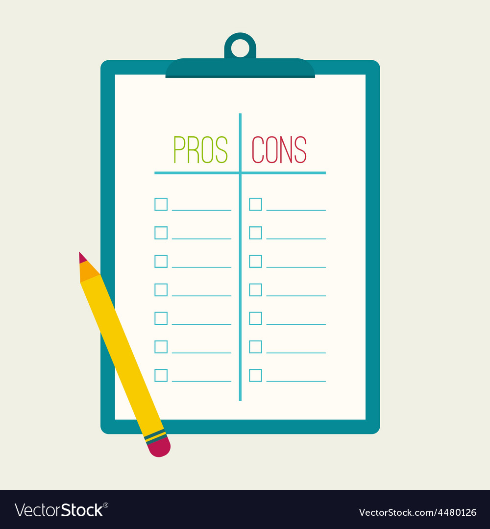 Pros And Cons Chart