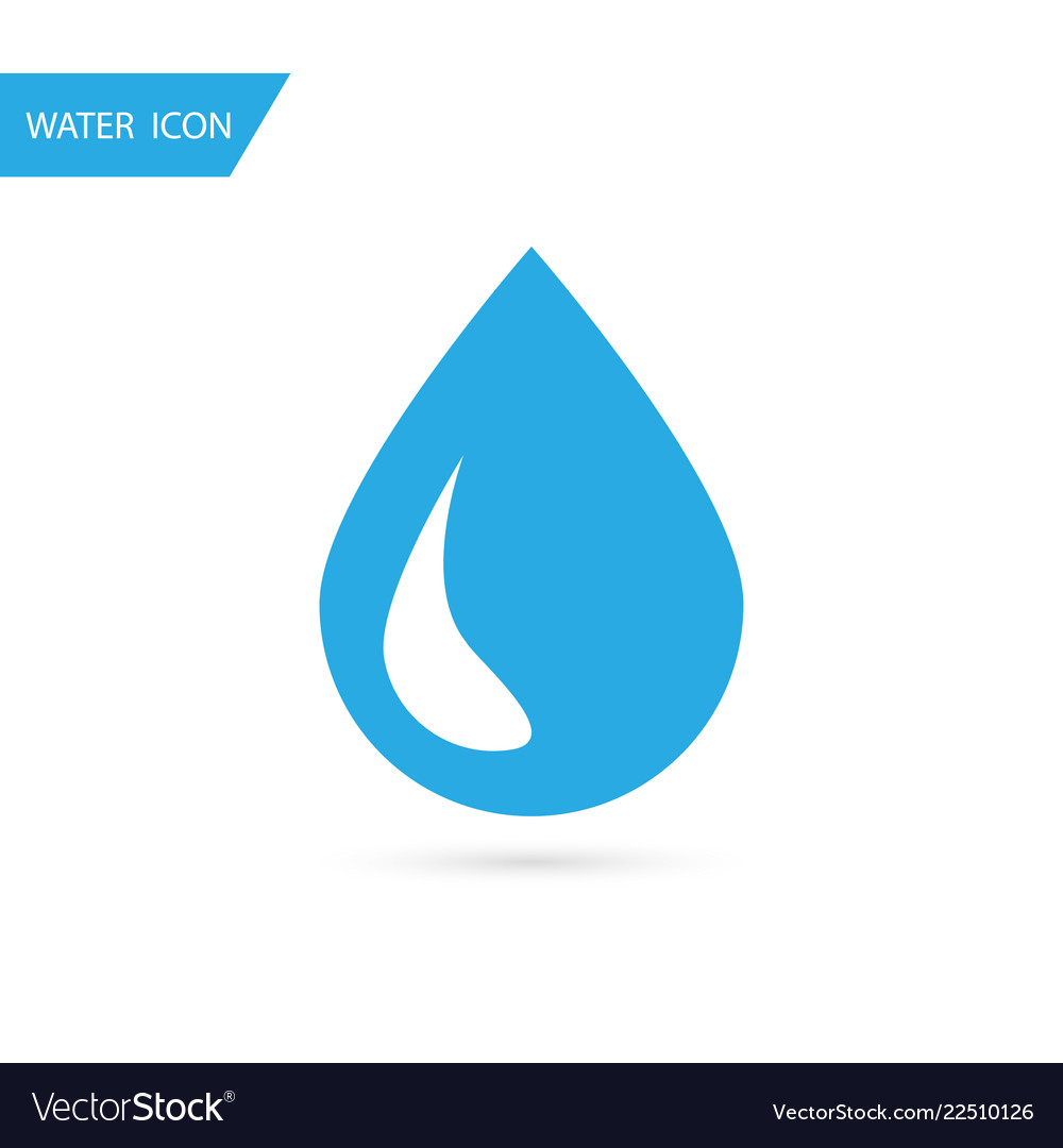 Water Drop Icon Blue Water Icon Royalty Free Vector Image Water Drop Icon Blue Water Icon Royalty Free Vector Image