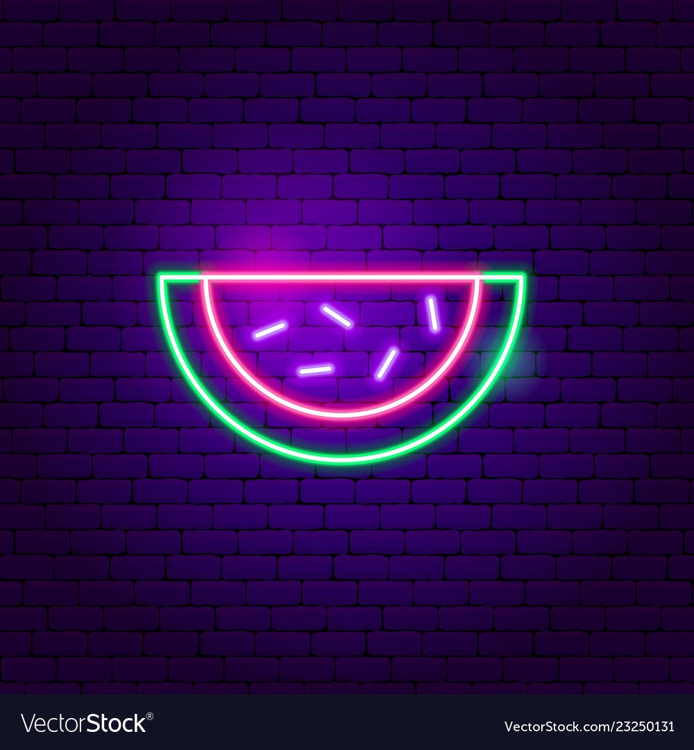 watermelon neon light