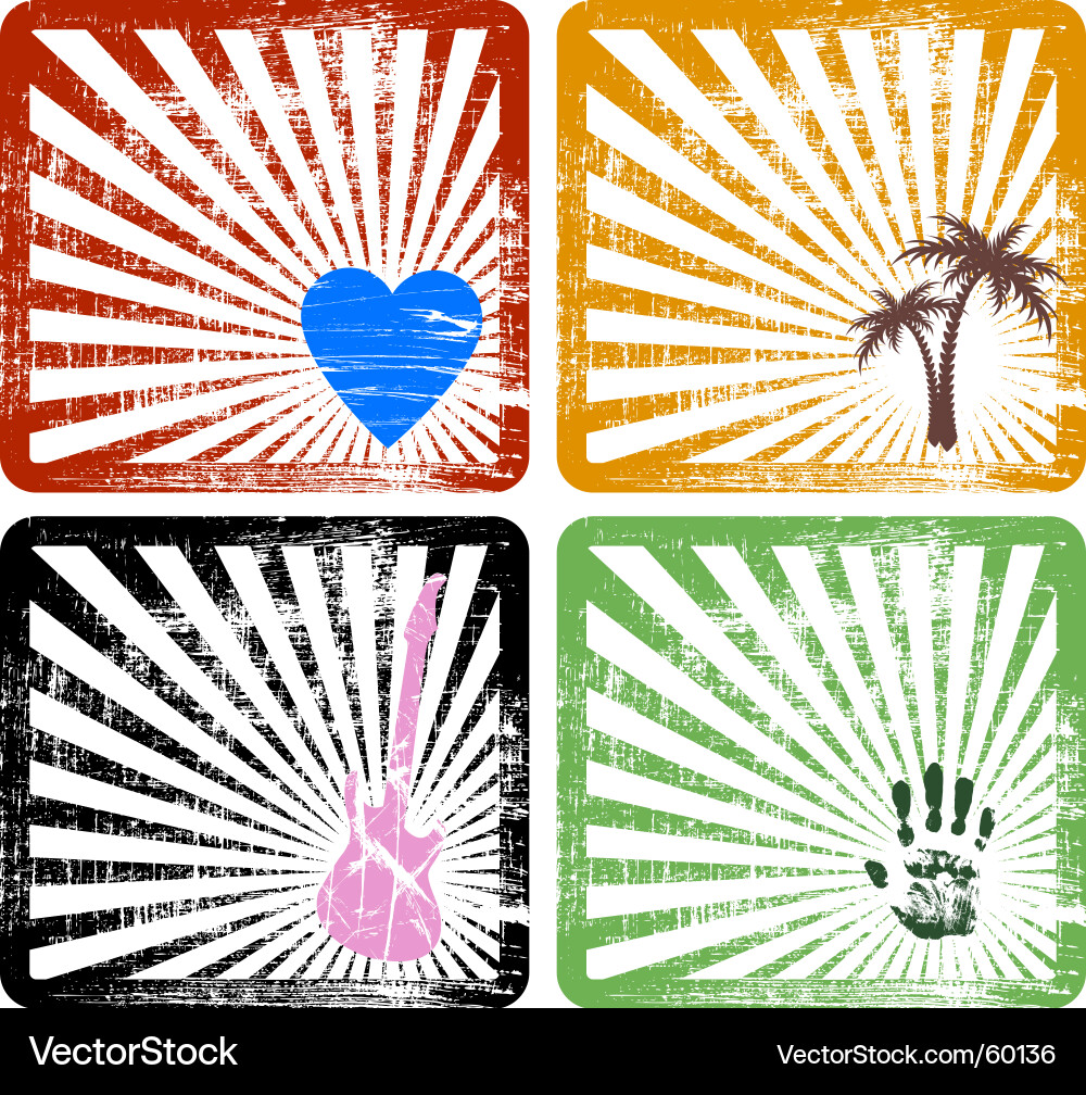 Four frames Royalty Free Vector Image - VectorStock