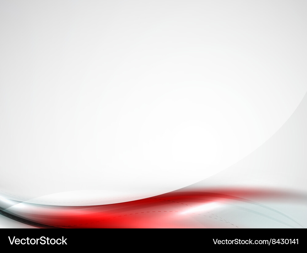 Red wave abstract background Royalty Free Vector Image