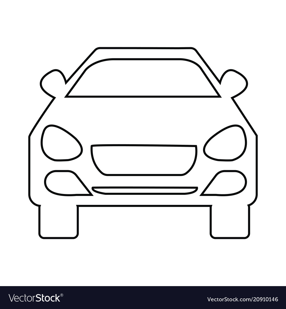 Abstract transportation object Royalty Free Vector Image