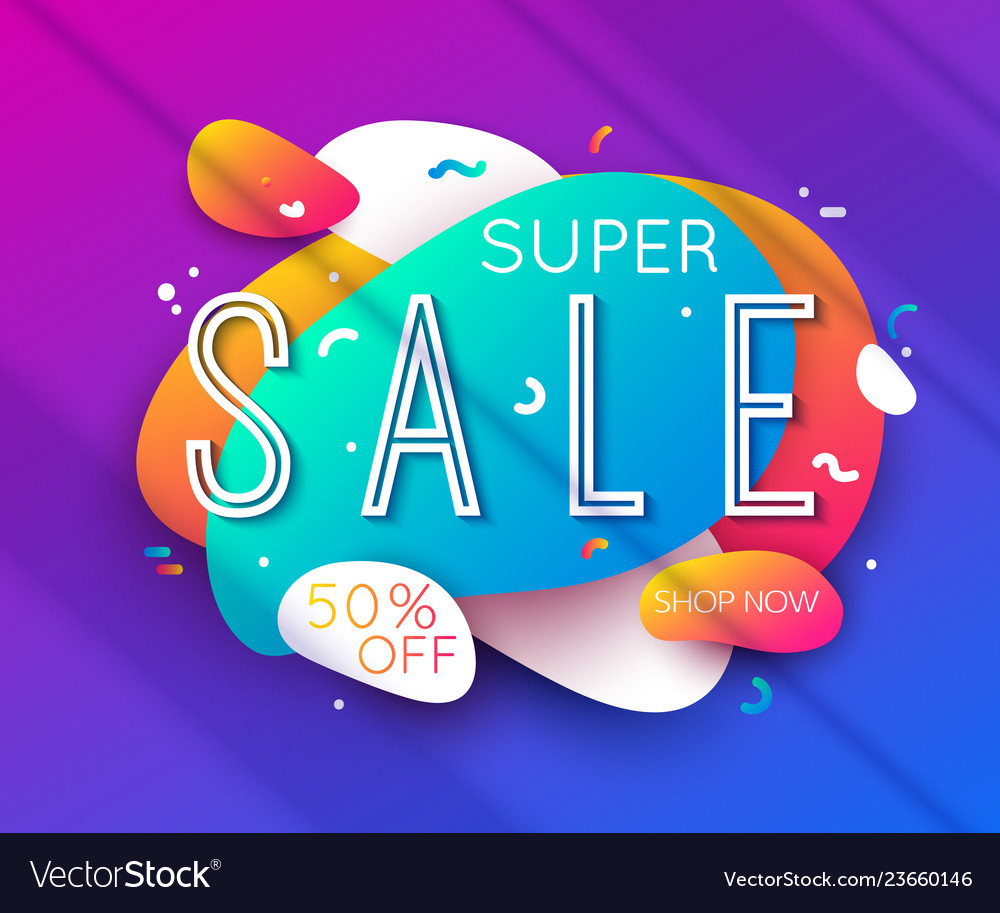 Sale Banner Template Design Big Sale For Online Vector Image