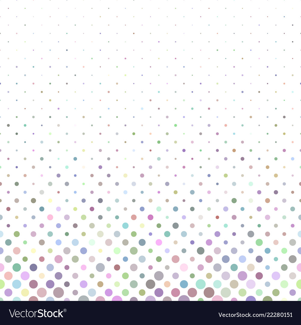 Colorful geometric dot pattern background Vector Image