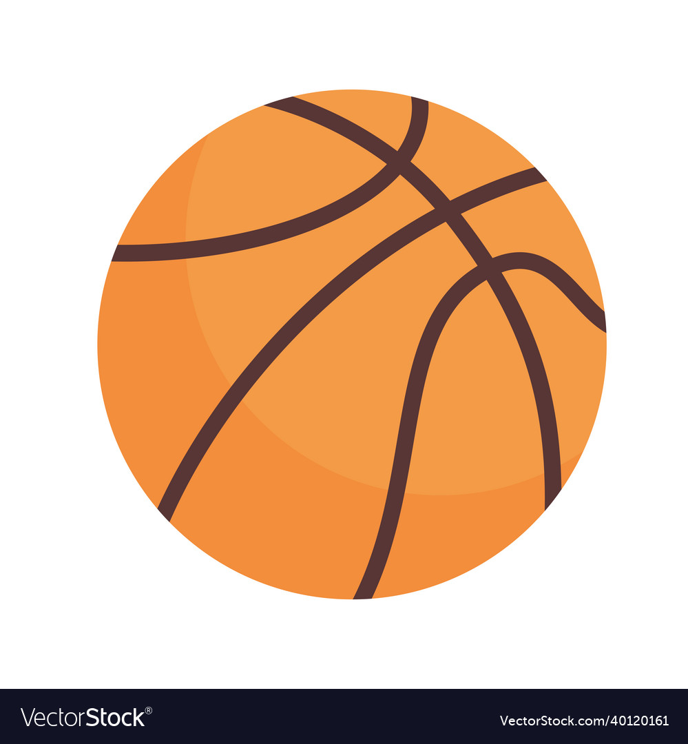 Basketball balloon sport Royalty Free Vector Image